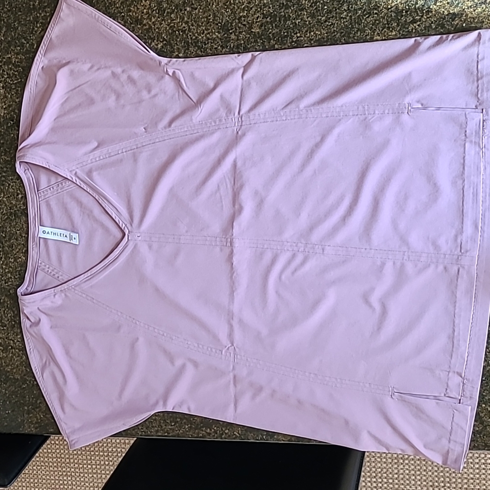 Athleta Boulevard V-Neck Tee Cascadia Violet Medium